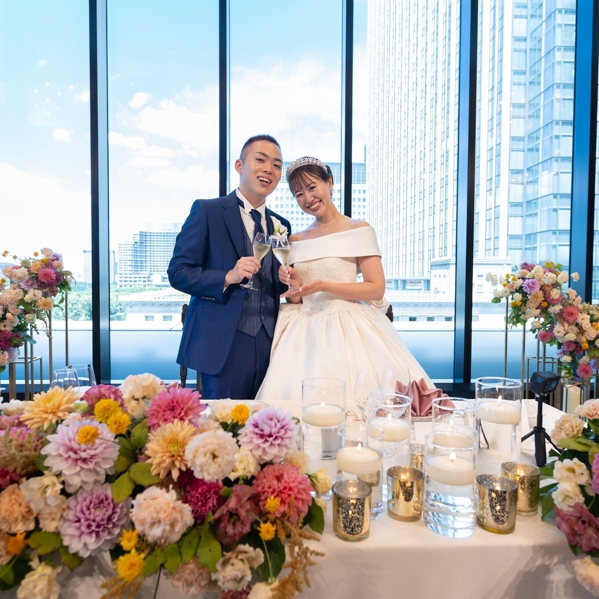 披露宴パーティのカバー写真