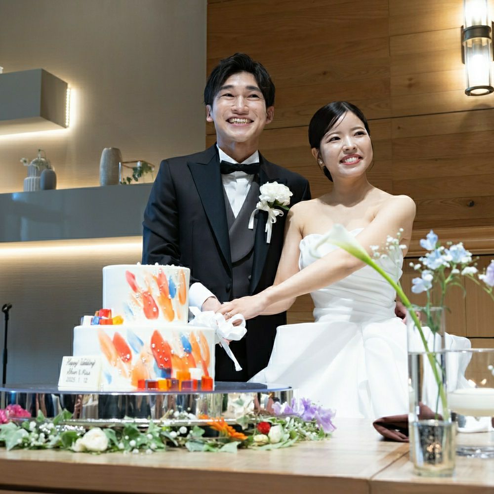 披露宴パーティのカバー写真