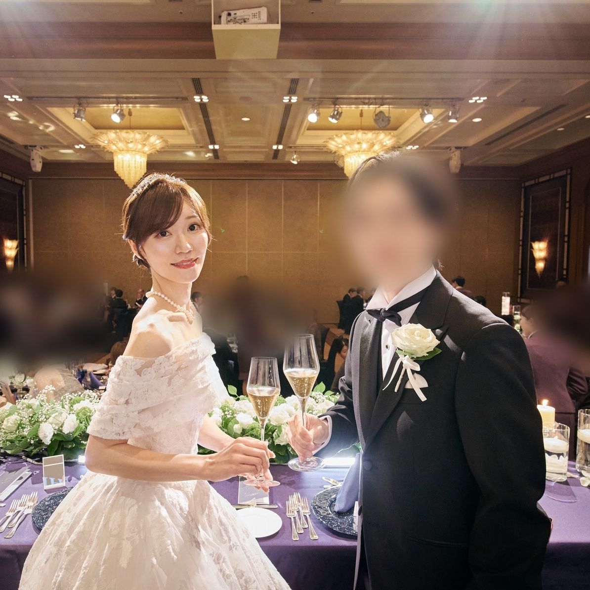 披露宴パーティのカバー写真