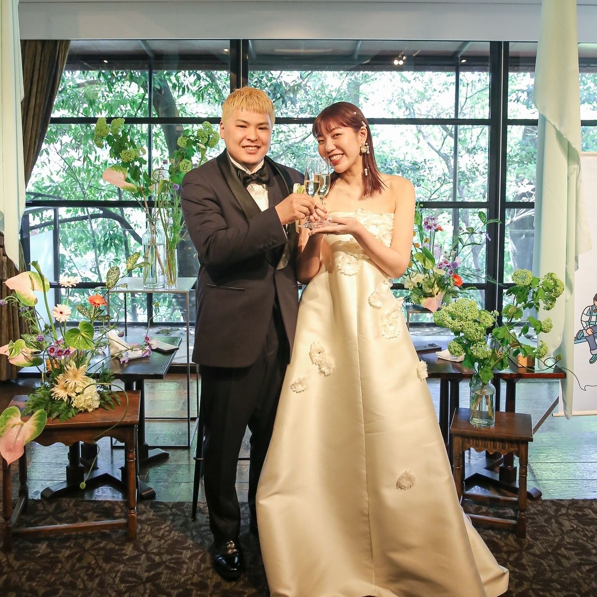 披露宴パーティのカバー写真