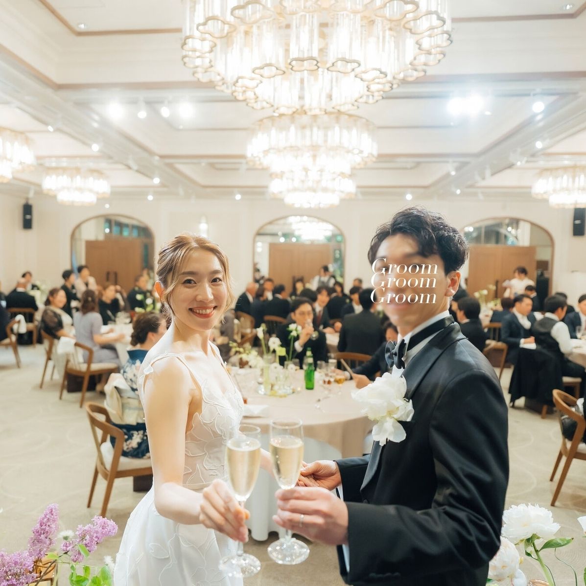 披露宴パーティのカバー写真