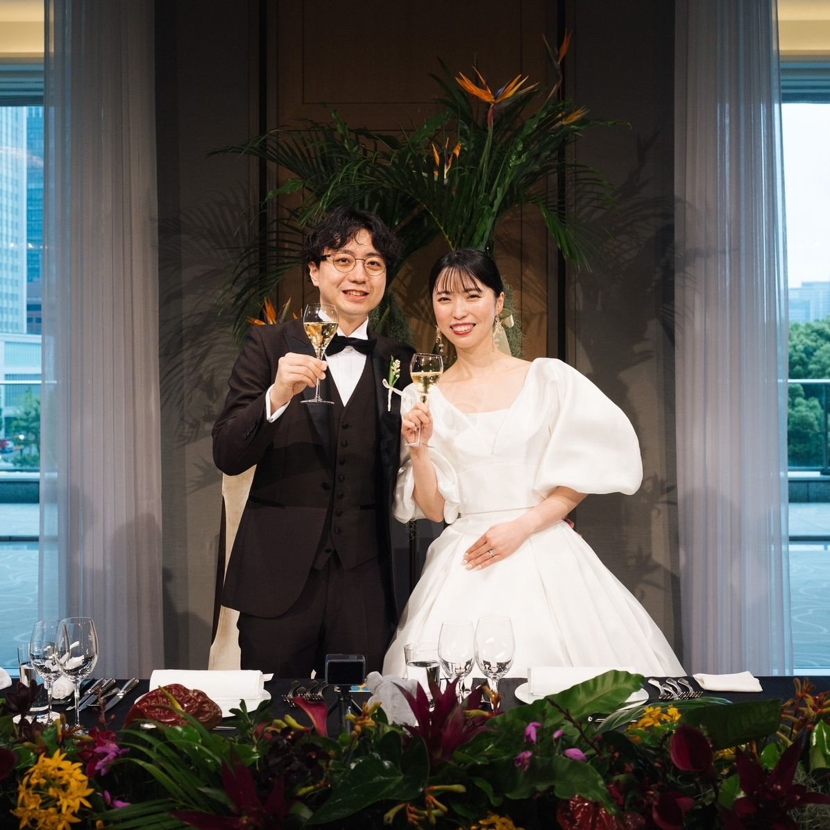 披露宴パーティのカバー写真