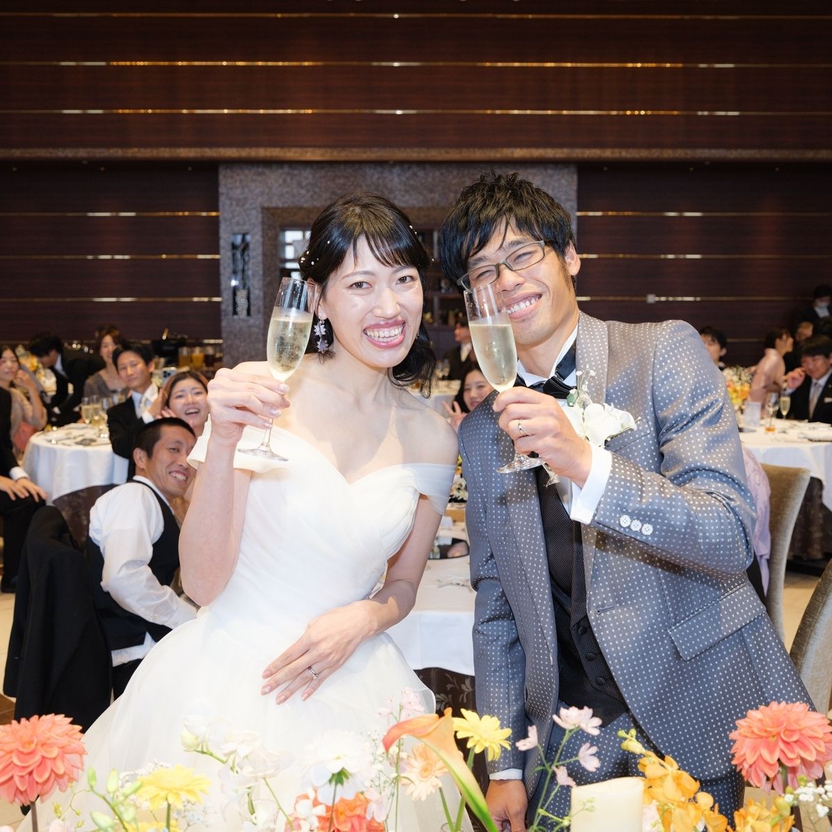 披露宴パーティのカバー写真