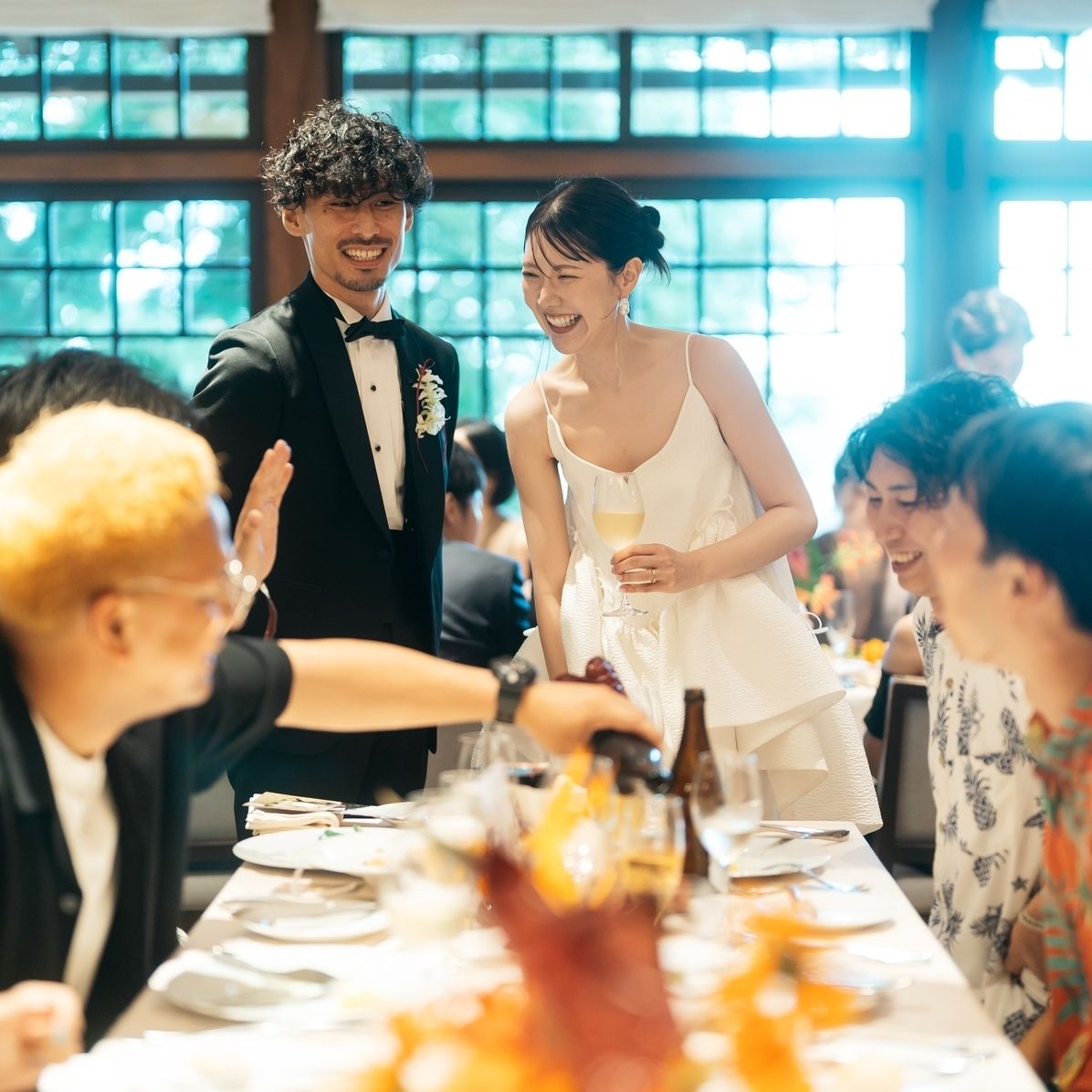 披露宴パーティのカバー写真