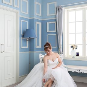 初おろしは洋装前撮りにて👠✨