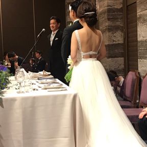 たっぽり重ために下でまとめてもらいました。
少し動き出してもらってのっぺりしないようにしました。