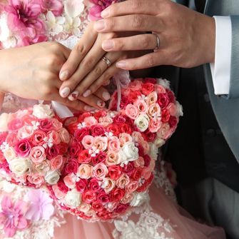 前撮り用にDIYしたミッキーブーケ❤︎