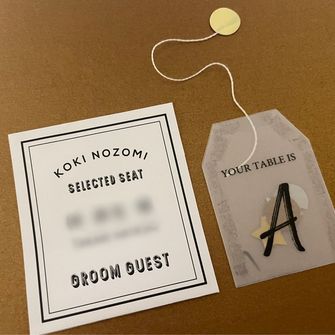 紅茶のティーバッグ風のデザインにしました。