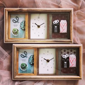 両家顔合わせの際の 両親へのプレゼント
彼の故郷 宮崎県の青島神社 で頂いてきた 『 夫婦守 』を入れた プチDIY ♡
両家の両親とも 喜んでくれました！