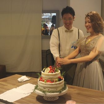 2回目のケーキ入刀??