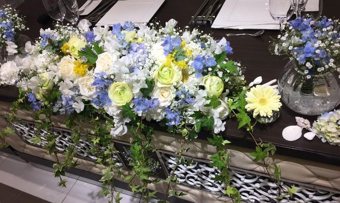 テーマカラーを崩さないようにシンプルにそしてボリュームを出しました！