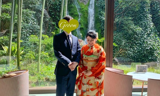 ホテルのロビーラウンジにて❤︎