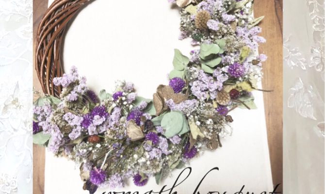 #リースブーケ #ドライフラワー #ドライフラワーブーケ #ドライフラワーリース #花嫁DIY #ナチュラルウェディング #神戸花嫁 #ノートルダム神戸 #神戸プレ花嫁