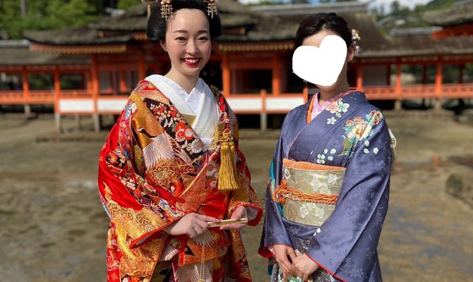 色打掛かんざし（桜／桂由美）