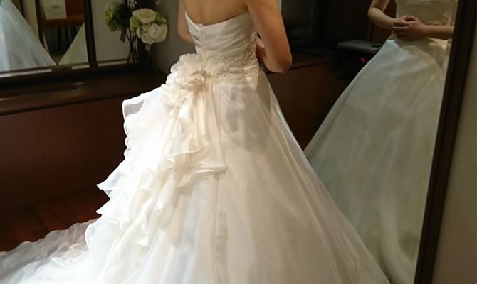当日着用 タカミブライダル ジャスミーナ  ¥290,000.-