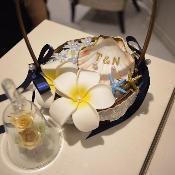 大好きな姉が作ってくれたリングピロー
テーマにもぴったりでした！