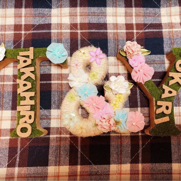 イニシャルオブジェ♡＆オブジェ