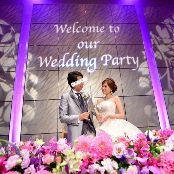 お花畑にいるように撮ってもらいました。