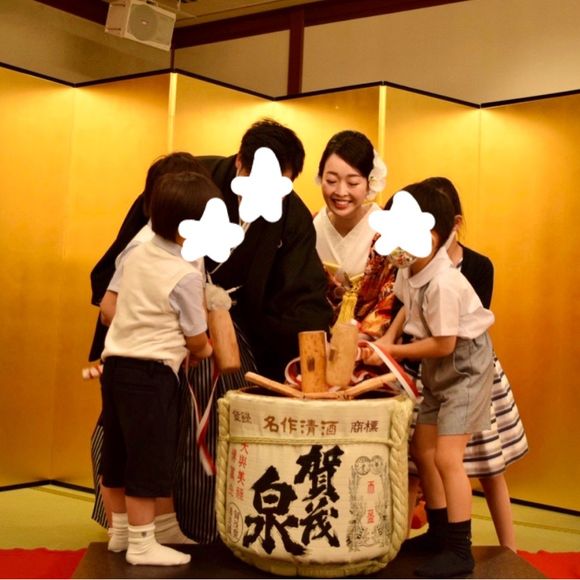 親戚の子どもたちにサプライズで手伝ってもらいました