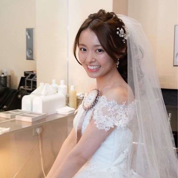 ウェディングドレス ＊ ナチュラルメイク
