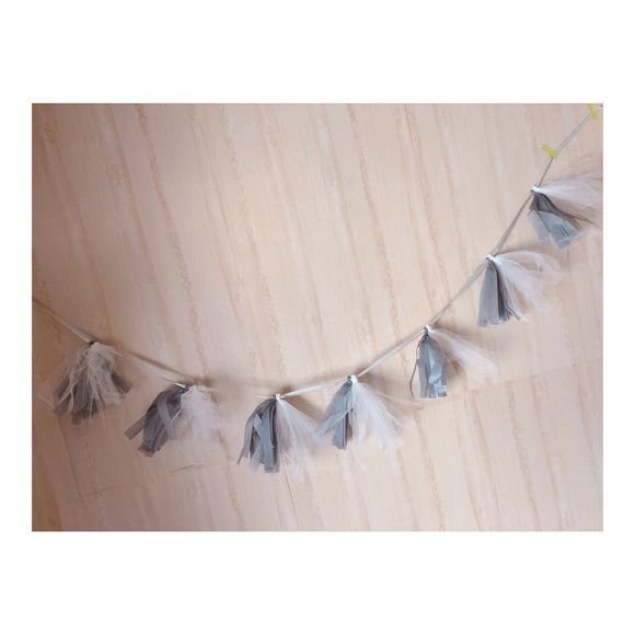 タッセルチュールガーランド 