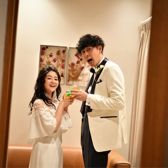 この時、足がパンパンでらすでにヒールは脱ぎました（笑）