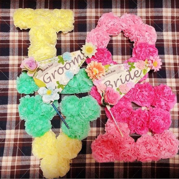 LOVEオブジェ♡フラッグ