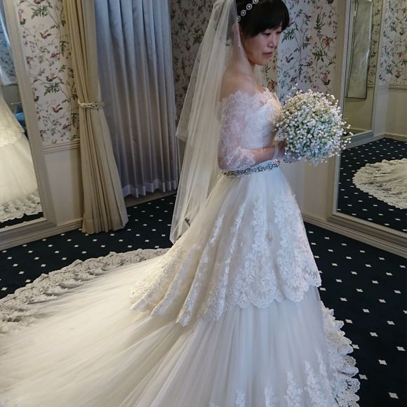 残念ながら選ばなかったドレスだけどとても綺麗でした！