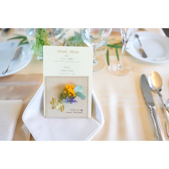 こちらもキンコースで印刷。裏はメッセージ付きです。