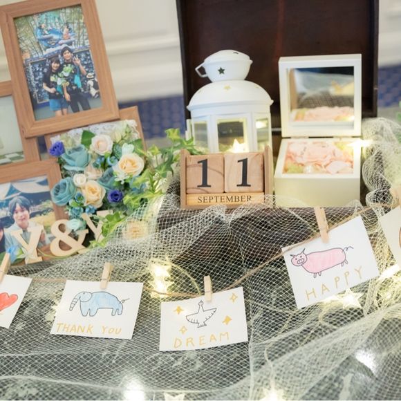 旦那が描いたどうぶつのイラストは甥っ子と姪っ子が描いたものだと間違われていました(笑)