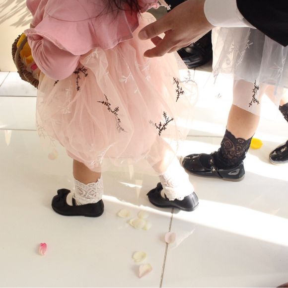 姪っ子ちゃんのflower girl 🌷✨にて挙式スタート♪