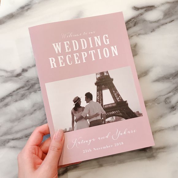 プロフィールブック兼席次表♡映画「ティファニーで朝食を」風に♡