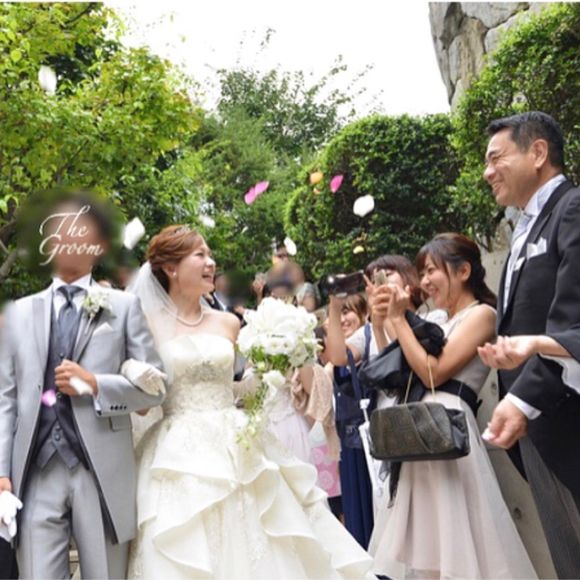 家族に祝福され、忘れられない最高の1日でした。