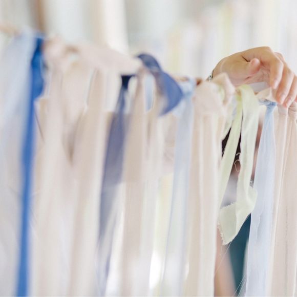 HAKUのスタッフさんにデザインから装飾までしていただきました
