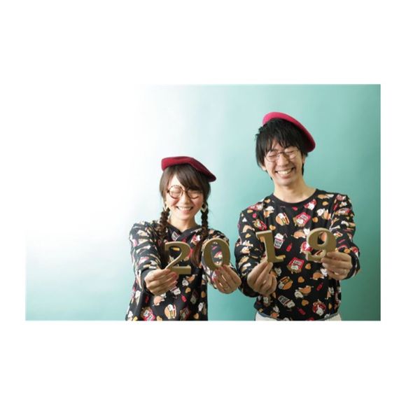 年賀状用。
オタクっぽさもあり、最大級にダサい。