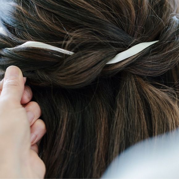 ドレスに合わせたリボン