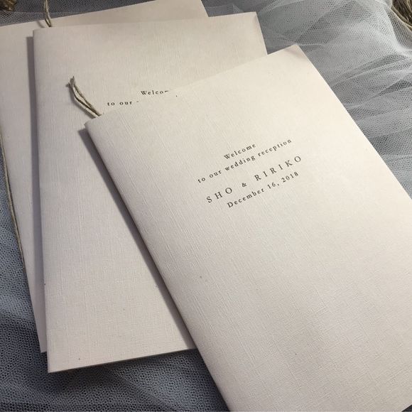 プロフィールブックはジィールウェディングさんのキットで。