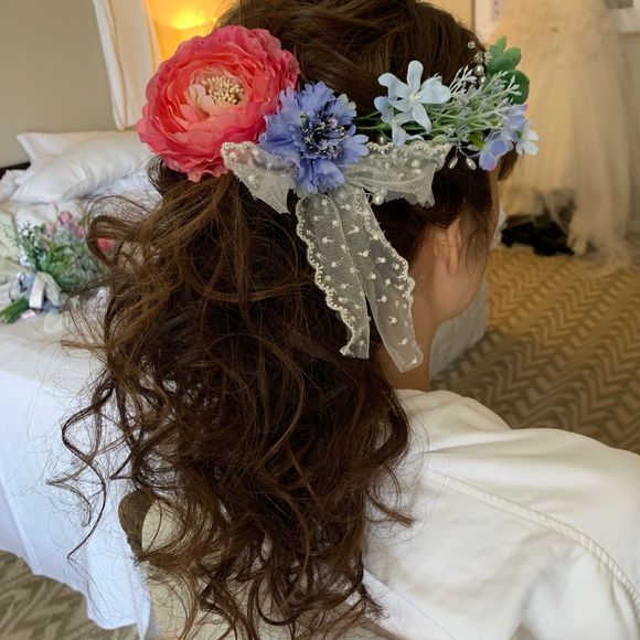 別日のフォトツアー！machiさんにお願いしました！
ゆるふわポニーでヘッドセット付き✨