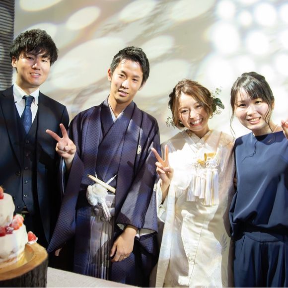 サンクスバイトサプライズ（新郎新婦のキューピッド）