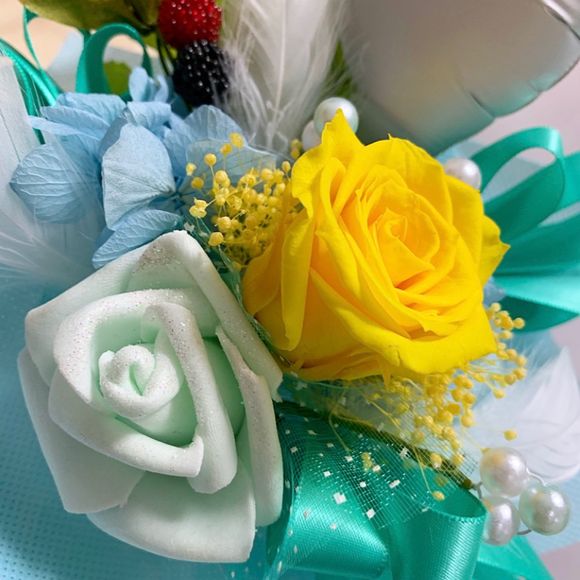 手作りパルタージュブーケ(ブーケトス)