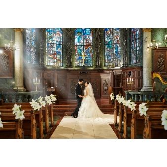 ＼愛され花嫁体験★*／シャンデリア×大聖堂×新作ドレス*試食