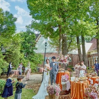 \マタニティ&パパママ婚/憧れ大聖堂&緑溢れるガーデンW体験