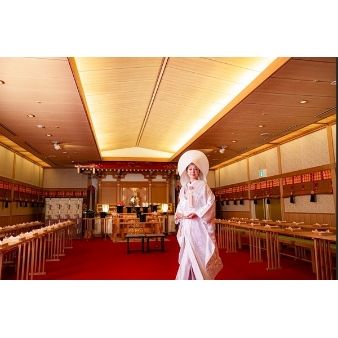 【和婚をお考えの方へ】本格的な神殿見学×和装試着×絶品試食