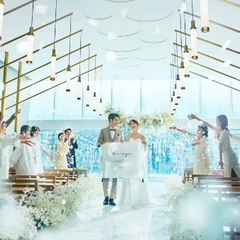 【水音が響く純白チャペル】祝福を結ぶ貸切邸宅Wフェア