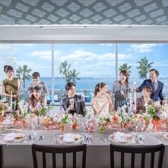 ＼初見学も安心／プレミアム試食＆眺望◎アトリウム挙式体験