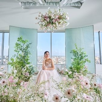【半期に一度】挙式料・衣装3着100%優待*初来館9万ギフト
