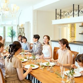 親族食事会＋挙式専用の会場で□メゾンドシャトン■