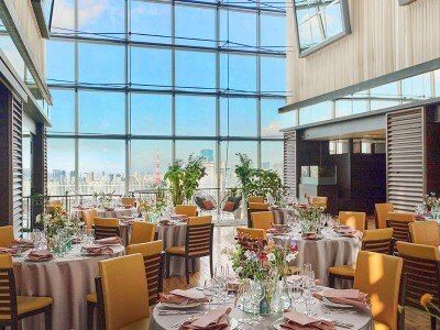 【2組限定◇140万特典×ディナー券2万円】3万円相当の豪華フルコース試食＆青空に映えるスカイツリー×東京タワーを一望！天空チャペル体験BIGフェア
