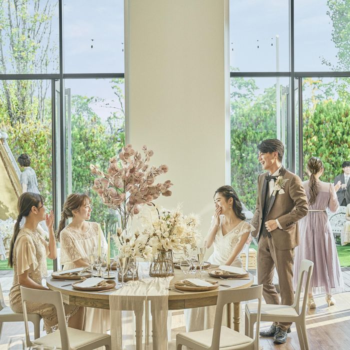 【月イチ初見学で挙式¥0】和牛松茸9品試食×緑のガーデン体験