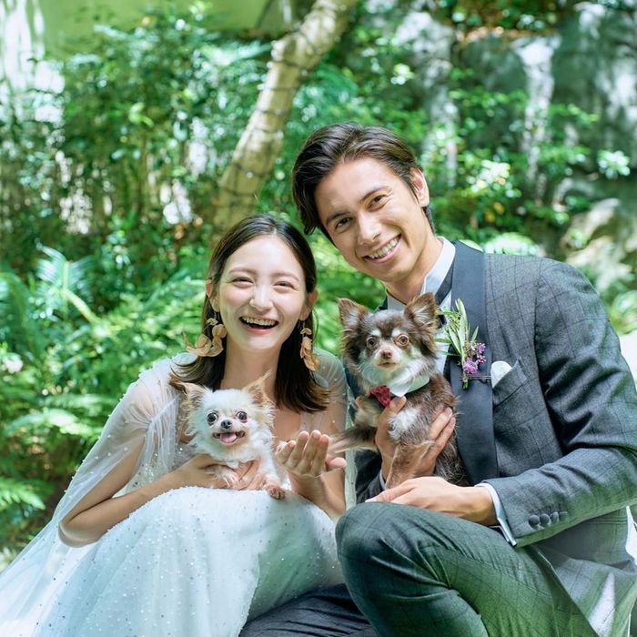 【ペットと一緒に】愛犬と一緒に過ごすアットホームウェディング